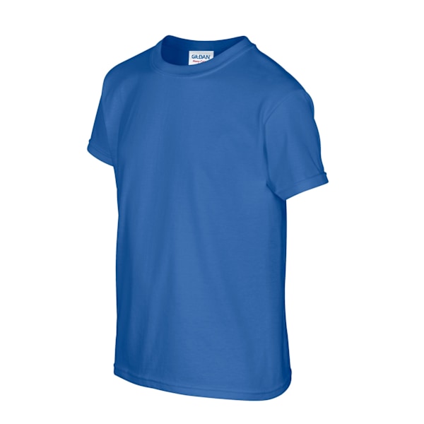 Gildan Barn/Barn Plain Bomull T-shirt 9-11 År Roy Royal Blue 9-11 Years