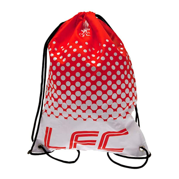 Liverpool FC Officiell Fotboll Fade Design Gym Bag One Size Röd Red/White One Size