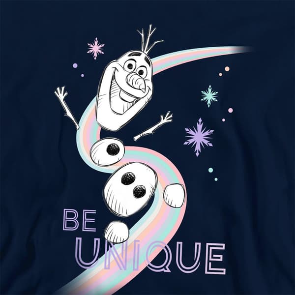 Frozen Barn/Barn Be Unique Olaf Regnbåge Pullover Hoodie 12 Black 12-13 Years