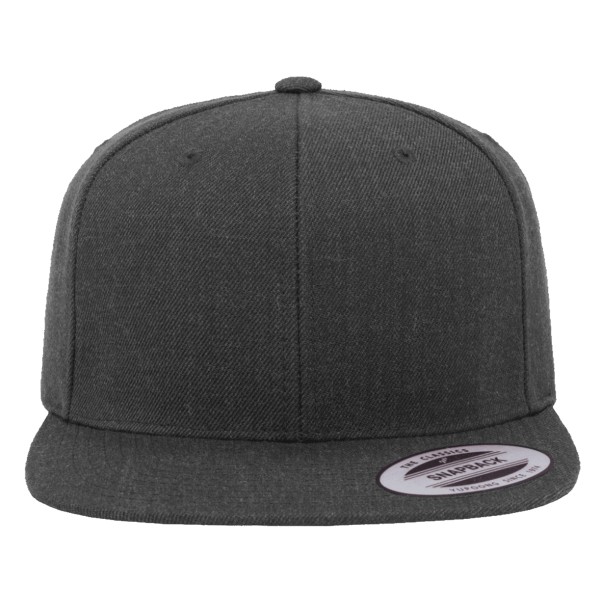 Yupoong Mens The Classic Premium Snapback- cap (paket med 2) One S Dark Grey/Dark Grey One Size
