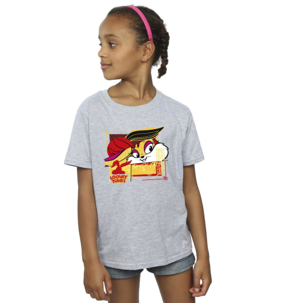 Looney Tunes Girls Lola Rabbit Nyår T-shirt i bomull 3-4 år Sports Grey 3-4 Years
