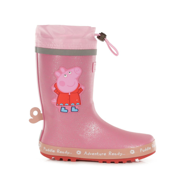 Regatta Barn/Barn Peppa Pig Dinosaurie Wellingtonstövlar 2 UK Pink 2 UK