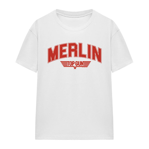 Top Gun Unisex Vuxen Merlin Varsity T-Shirt XL Vit White XL