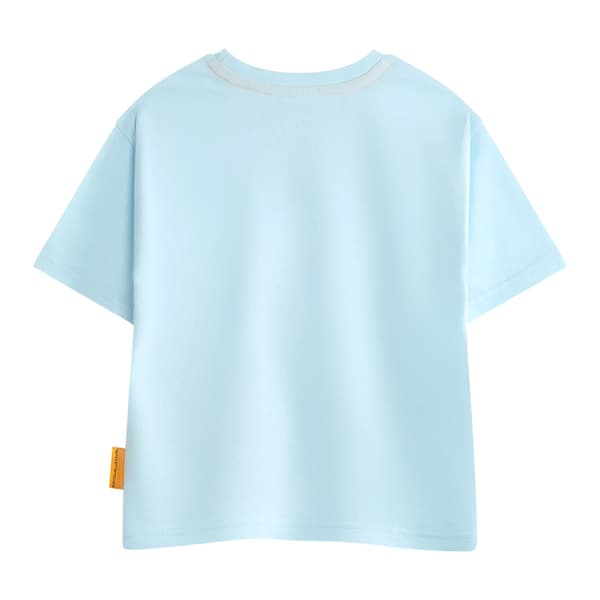 Tiddler Barn/Barn Karaktär Kortärmad T-shirt 3-4 år Blue 3-4 Years