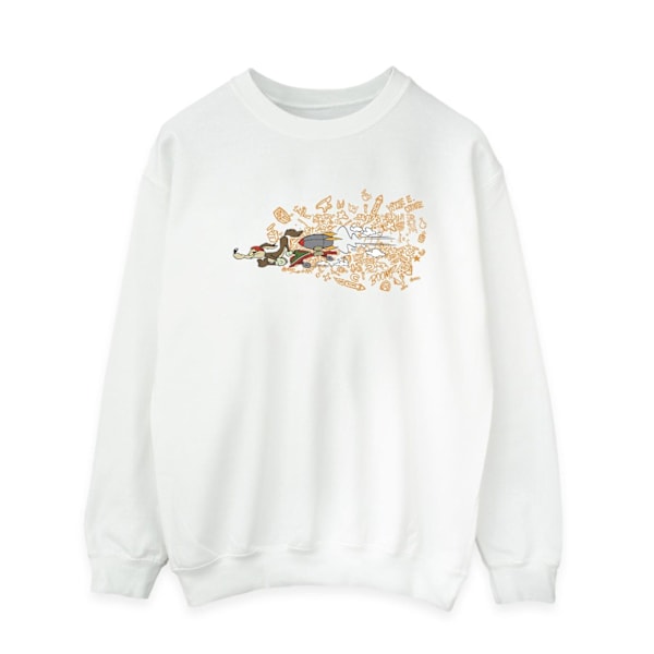 Looney Tunes ACME Doodles Wile E Coyote Sweatshirt 3XL Vit White 3XL