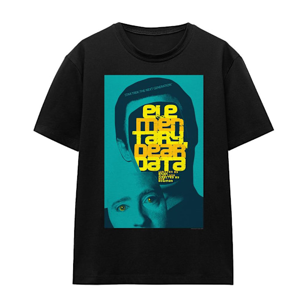 Star Trek Unisex Vuxen The Next Generation Säsong 2 Avsnitt 3 T-shirt Black XXL