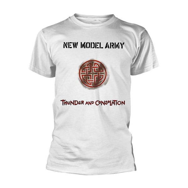 New Model Army Unisex Vuxen Thunder And Consolation T-Shirt S W White S