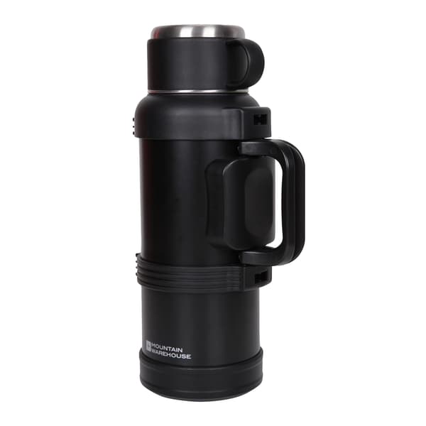 Mountain Warehouse Camping Termos och Kopp Set En Storlek Svart Black One Size