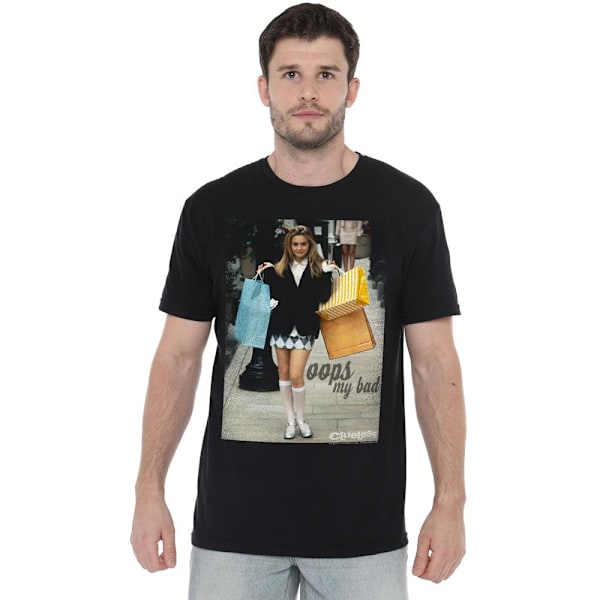 Clueless Herr Oops My Bad T-Shirt L Svart Black L