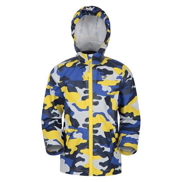Mountain Warehouse Barnjacka och byxor i regndroppsmönster för barn, vattentät Pale Yellow 2-3 Years