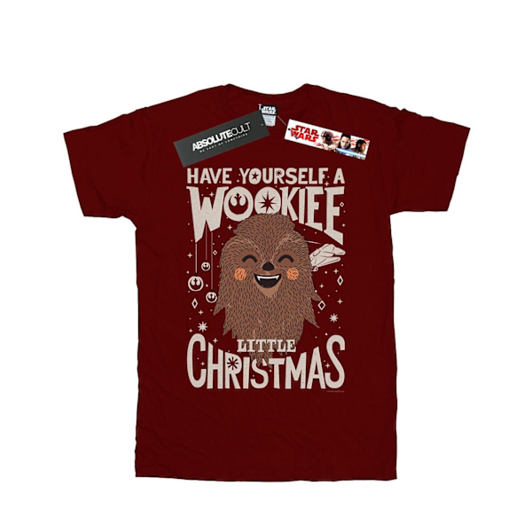 Star Wars Boys Wookiee Little Christmas T-Shirt 5-6 år Bourgogne Burgundy 5-6 Years