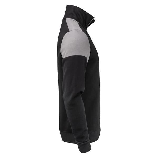 Printer PRIME Herr Kontrast Half Zip Sweatshirt M Svart/Antracit Black/Anthracite M