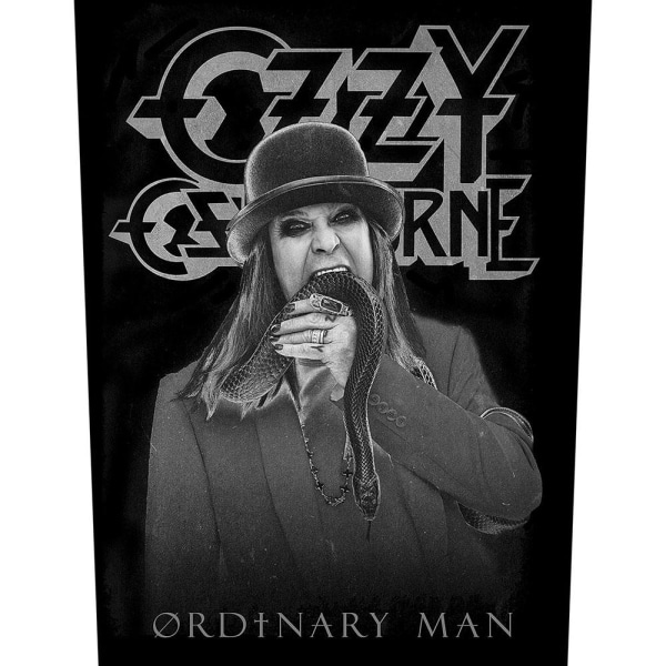 Ozzy Osbourne Ordinary Man Patch 36cm x 30cm Svart/Grå Black/Grey 36cm x 30cm