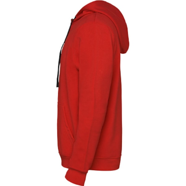 Roly Herr Urban Hoodie XS Röd/Solid Svart Red/Solid Black XS