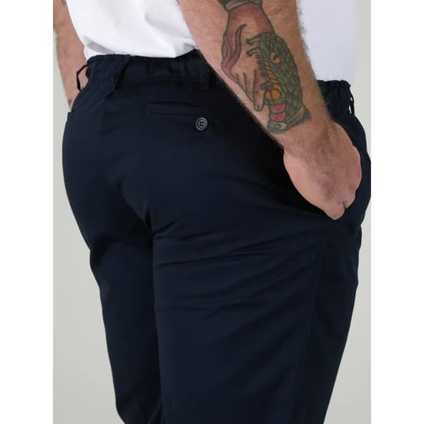 Duke Herr D555 Basilio Rugbybyxor med Elastisk Midja 34L Marinblå Navy 34L