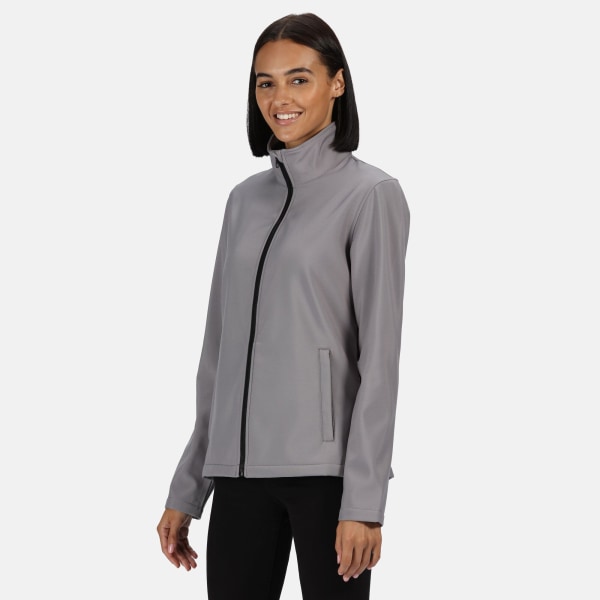 Regatta Womens/Ladies Ablaze Printable Soft Shell Jacket 16 UK Rock Grey/Black 16 UK