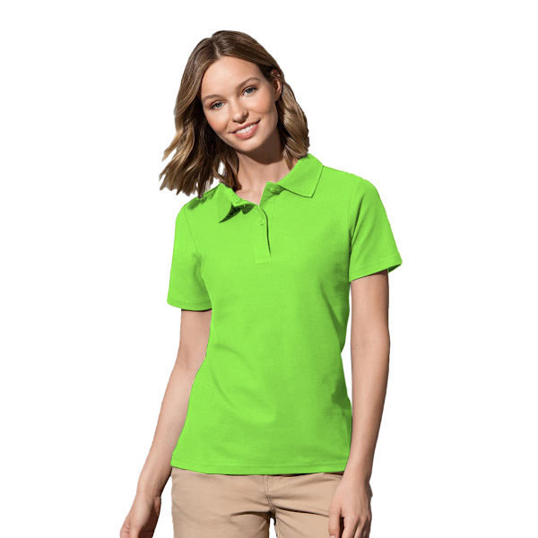 Stedman Dam/Dam Cotton Polo L Kiwi Green Kiwi Green L