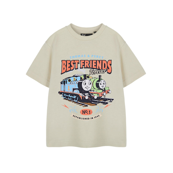 Thomas And Friends Barn/Barnens Bästa Vän Kortärmad T-Shirt Oatmeal 2-3 Years