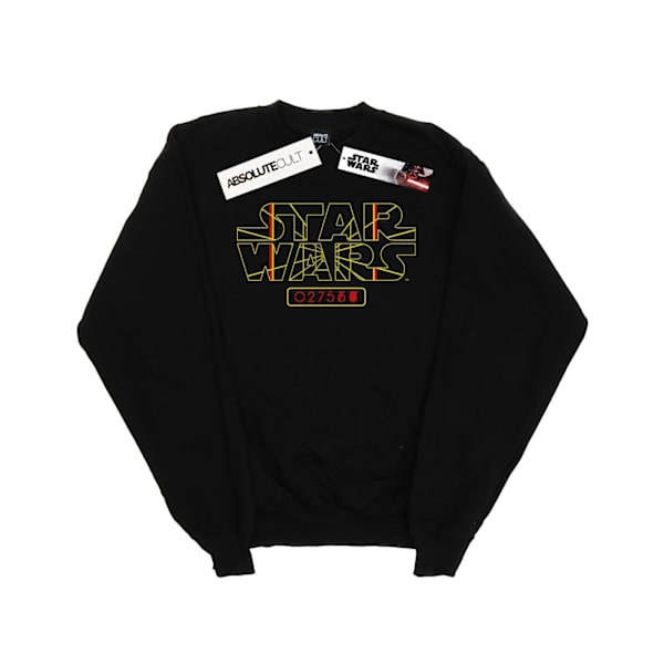 Star Wars Boys Target Logo Sweatshirt 7-8 år Svart Black 7-8 Years