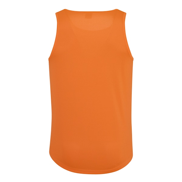 AWDis Just Cool Herr Sport Gym Enkel Tank Top / Linne M Electri Electric Orange M