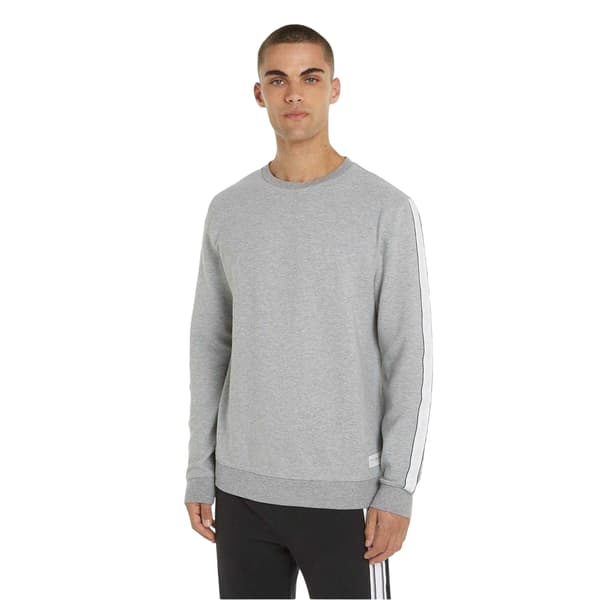Tommy Hilfiger Herr Lounge Bomullströja L Gråmelerad Grey Heather Marl L