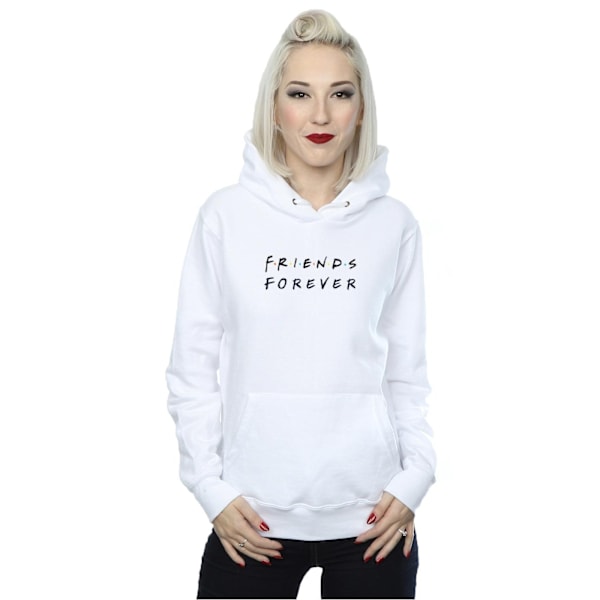 Friends Dam/Damer Forever Logo Hoodie XXL Vit White XXL