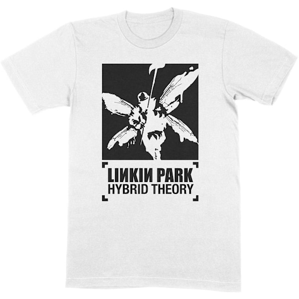 Linkin Park Unisex Adult Soldier Hybrid Theory Bomull T-shirt L White L