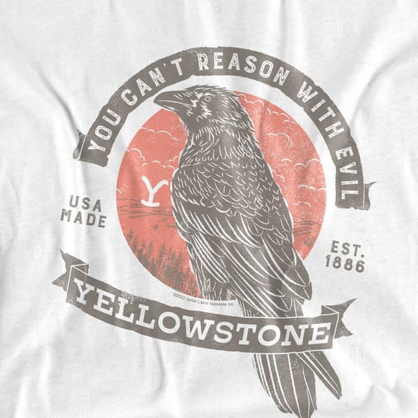 Yellowstone Herr Evil Bird T-Shirt S Vit White S
