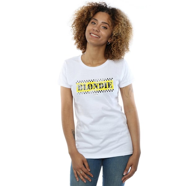 Blondie Womens/Ladies Taxi 74 Bomull T-shirt XXL Vit White XXL