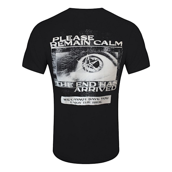 Bring Me The Horizon Unisex Vuxen Remain Calm Ryggtryck T-Shir Black XL