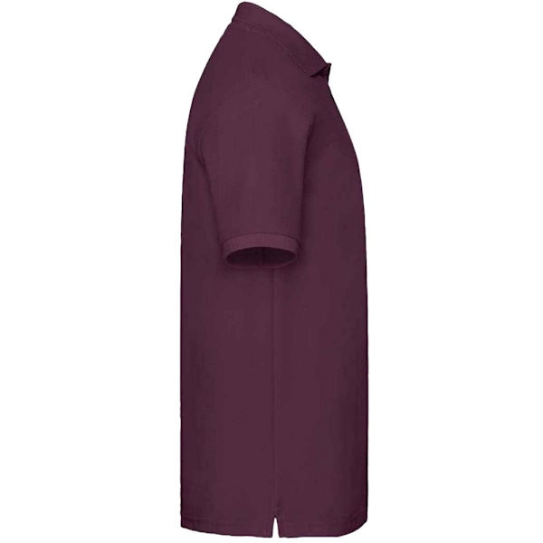 Fruit of the Loom Premium bomullspiké poloskjorta XL Bourgogne Burgundy XL