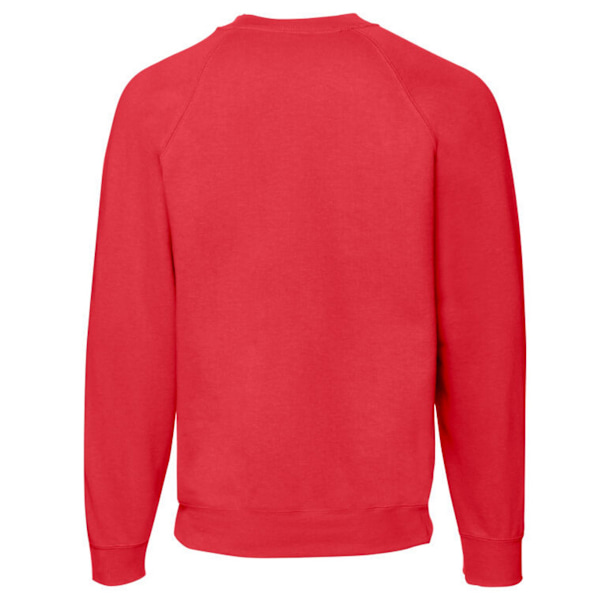 Fruit of the Loom Herr Premium Set-in Sweatshirt M Röd Red M