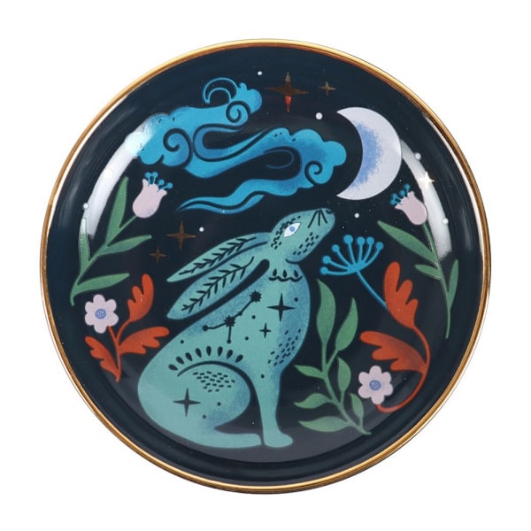 Something Different Midnight Hare Prydnadsskål One Size Multico Multicoloured One Size