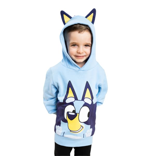 Bluey Barn/Barn Karaktärshuvtröja 3-4 År Blå Blue 3-4 Years
