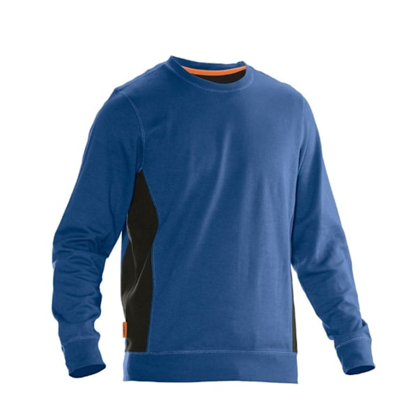 Jobman Herr Tvåfärgad Sweatshirt L Marinblå/Svart Navy/Black L