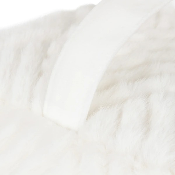 Paoletti Sonnet Faux Fur Dörrstopp En Storlek Vit White One Size