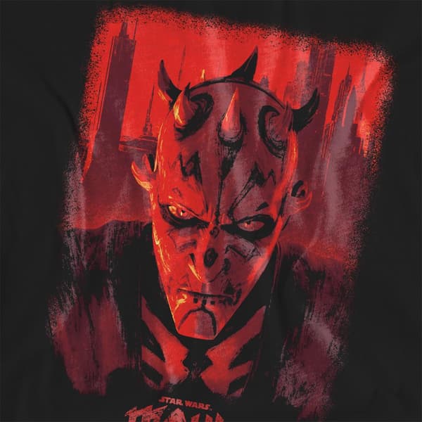 Star Wars: Maul-Shadow Lord Dam/Damer Darth Maul Poster T-S Black L