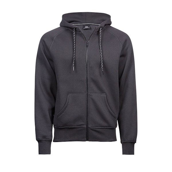Tee Jays Herr Fashion Dragkedja Huvtröja S Mörkgrå Dark Grey S