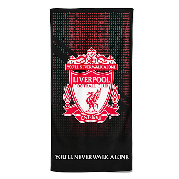 Liverpool FC Crest Mesh Handduk One Size Svart/Röd/Vit Black/Red/White One Size