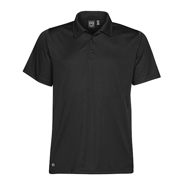 Stormtech Mens Eclipse H2X Dri Piqu Polo M Svart Black M