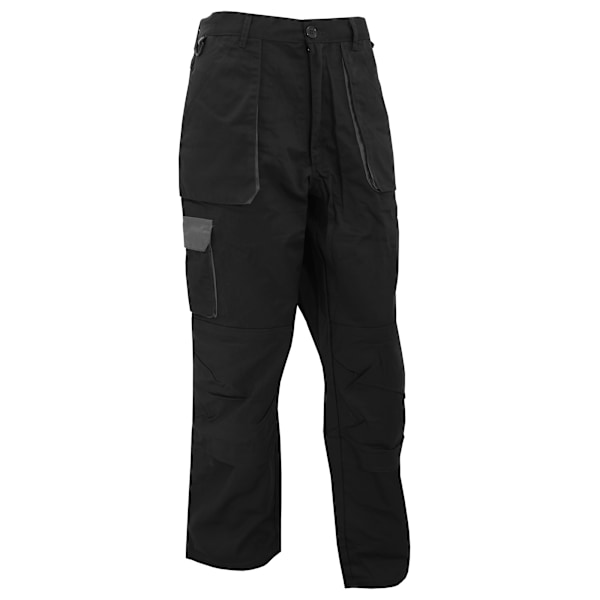 Portwest Texo Contrast Workwear Byxor L/R Svart Black L/R