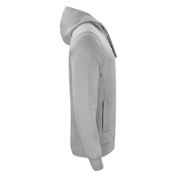 Clique Classic Melange Full Zip Hoodie XXL Grå Grey XXL