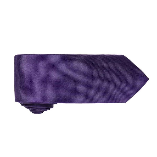 Premier Herr Mikro Våffel Formell Arbets Slips En Storlek Lila Purple One Size