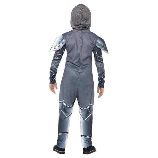 Smiffys Barn/Barn Deluxe Riddare Kostym med Rustning 4-6 Månader Silver 4-6 Months