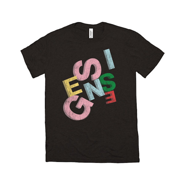 Genesis Unisex Adult Scatter Cotton T-Shirt M Svart Black M