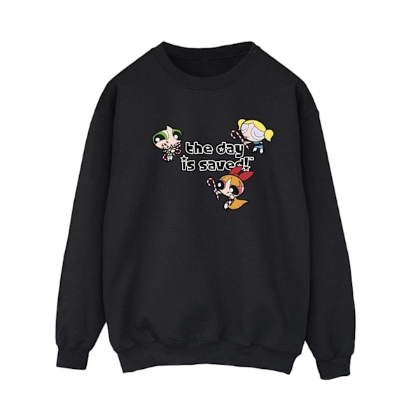 Powerpuff Girls Dam/Dam Tjejer Dagen Är Räddad Sweatshirt Black 5XL