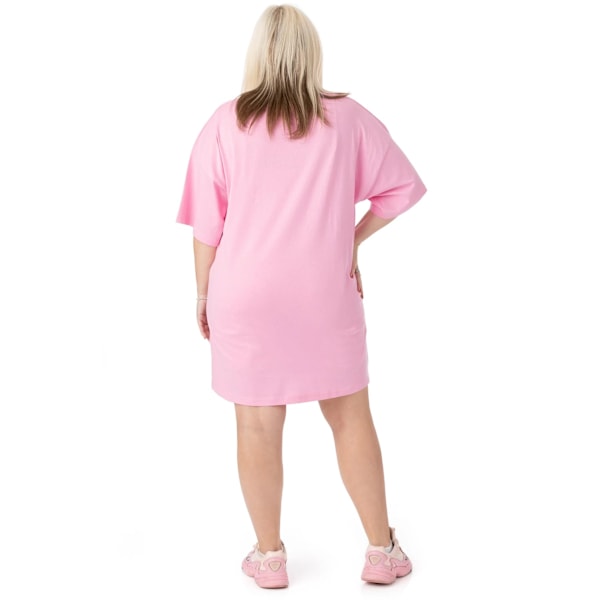 Barbie Dam/Kvinnor Cali Vibes Oversized T-Shirt Klänning XL Pastell Pastel Pink XL