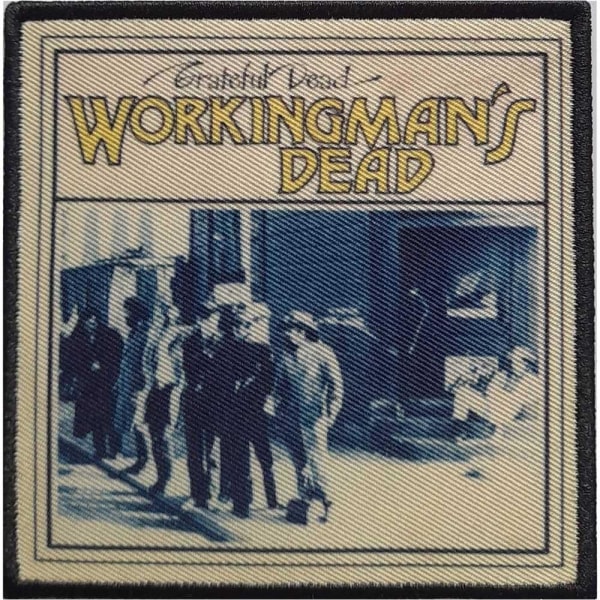 Grateful Dead Workingmans Dead Patch One Size Svart/Gul Black/Yellow One Size