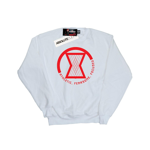 Marvel Herr Svart Änka Film Athletic Logo Sweatshirt M Vit White M