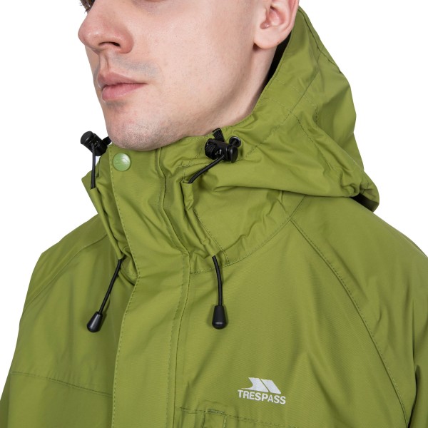 Trespass Mens Corvo Hooded Full Zip Vattentät Jacka/Coat XL R Red XL